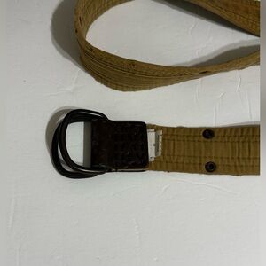 Abercrombie & Fitch Belt I Unisex I Double Ring Buckle I Canvas I Size 30”
